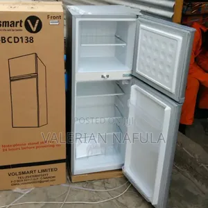 Volsmart 138L Double Door Refrigerator - Energy Saving