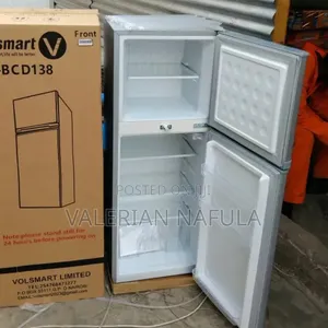 Volsmart 138L Double Door Refrigerator - Energy Saving