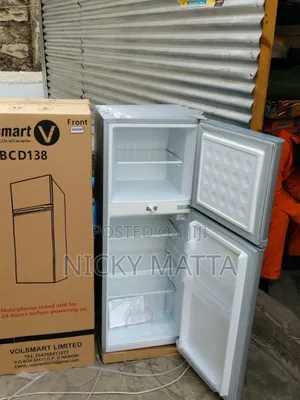 Volsmart 138 Litres Double Door Fridge-Energy-Saving |