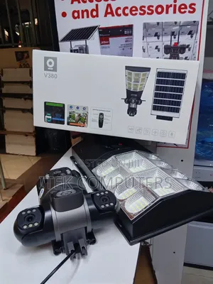 180W AI Solar Camera and Light 2-in-1 System for Outdoor Protection