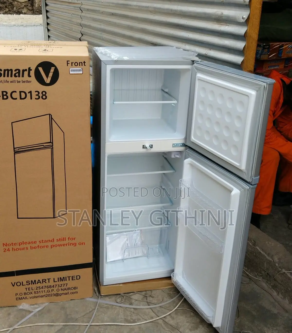 **Volsmart 138L Double Door Energy-Saving Refrigerator**