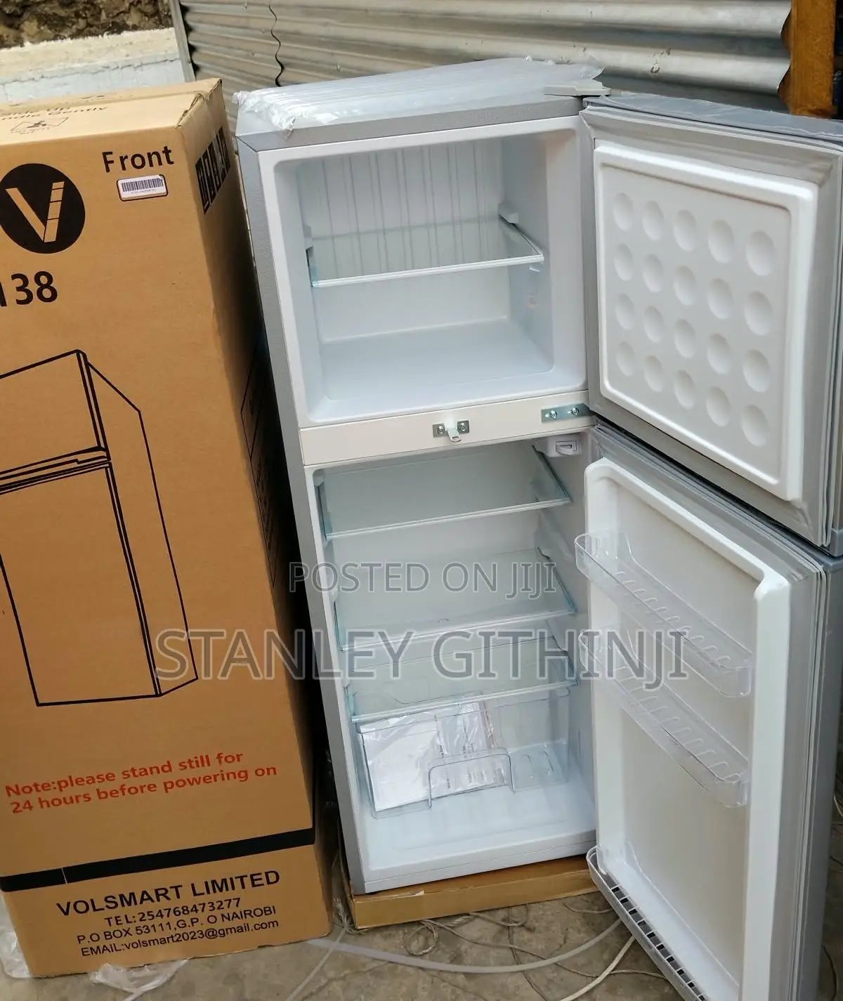 **Volsmart 138L Double Door Energy-Saving Refrigerator**