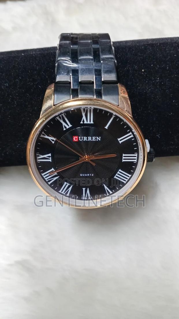 Curren Black and Gold Unisex Watch - thumbnail 2