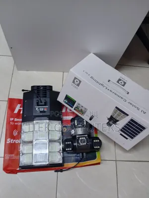 AI Solar Camera With Powerful 180W Lighting for Outdoor Security Setup