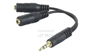 3.5mm Audio Splitter Combo Jack to Female Microphone and Headphone