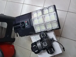 2-in-1 AI Solar CCTV With 180W Lighting for Gardens and Compounds Unit