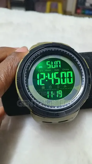 Army Green Digital Watch