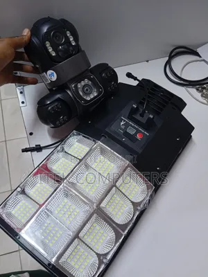 AI Solar 2-in-1 CCTV and 180W Light System for Smart Monitoring System