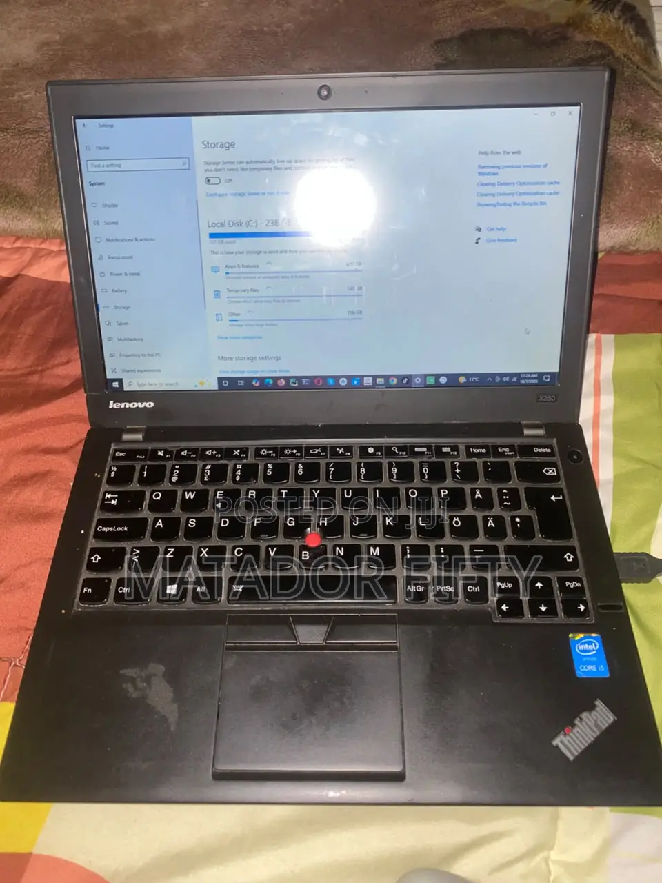 Laptop Lenovo ThinkPad X250 4GB Intel Core i5 SSD 256GB