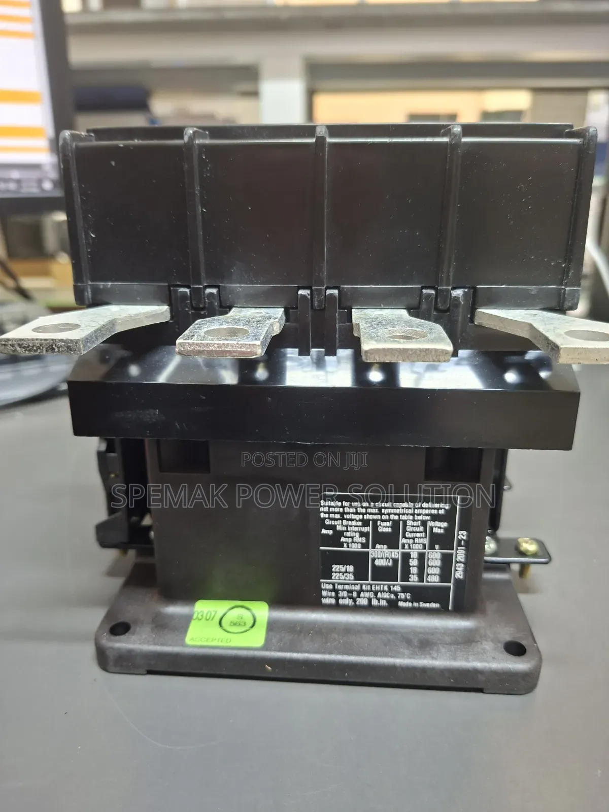 4p/250a ABB Change-Over Contactor