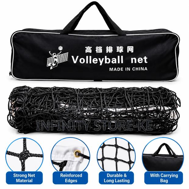 Professional Volleyball Net Strong Mesh With Storage Carry Bag