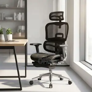 Office Chairs| Full-Mesh Orthopedic Office Seat With Footrest