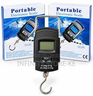 50KG Digital Weighing Scale Portable Hanging Hook Scale for Travel