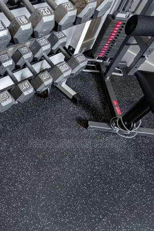 Rubber Fitness Gym Mat – Durable Gym Floor Protection
