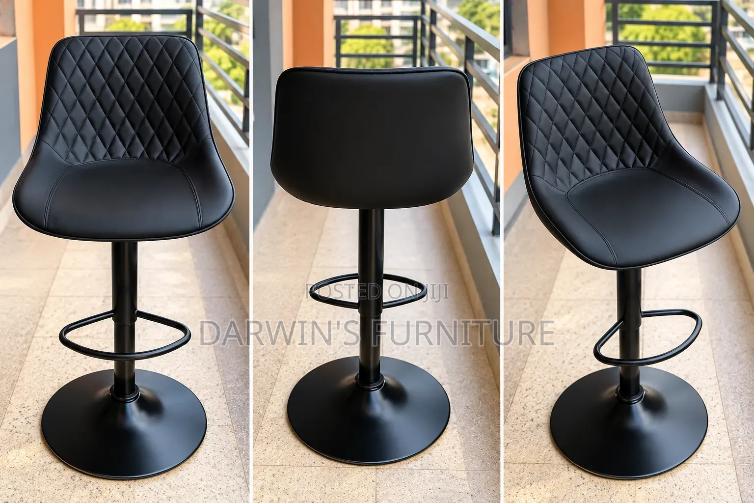 Black Adjustable Hight Chair