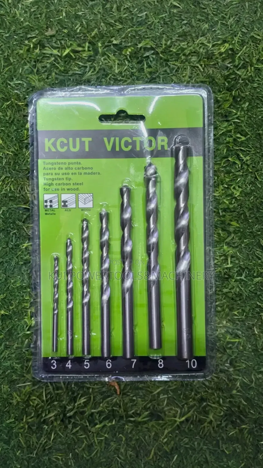 Quality 7pc Twist Drill Bit Set