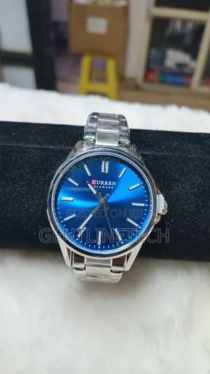 Curren Blue and Silver Blanche Watch