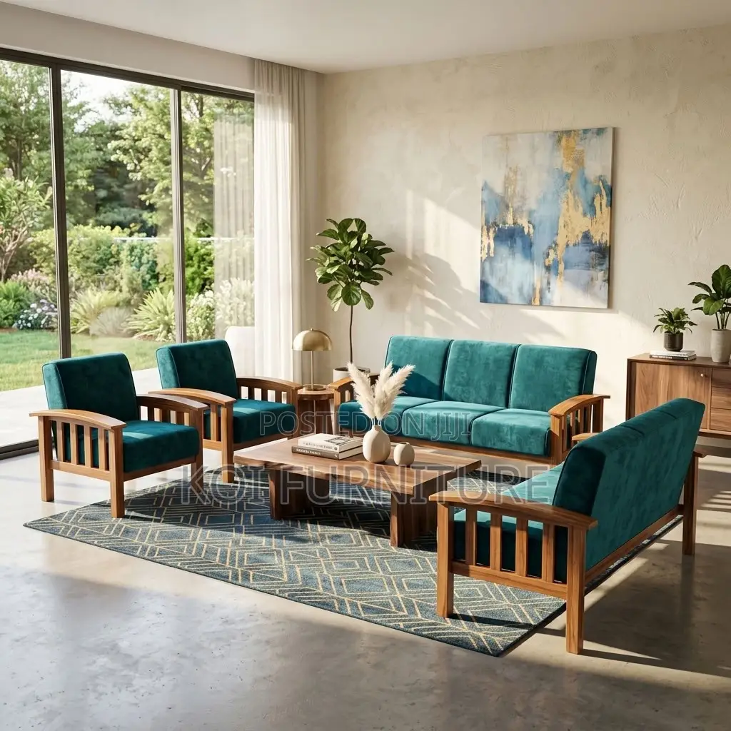 Sofas; Leather Five Seaters Home Lounge Sofa Set