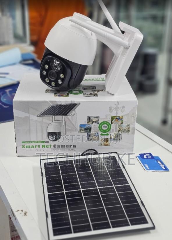 Solar-Powered 360 Degree Camera With 4G SIM Card Outdoor Camera - main view