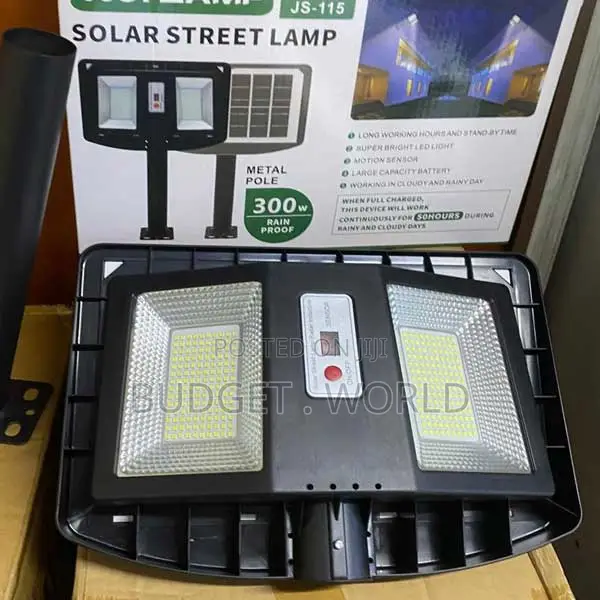 Remote Control JS-115 300W Solar Light Outdoor Garden Dec