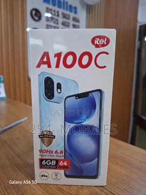 New Itel A100C 64 GB Black
