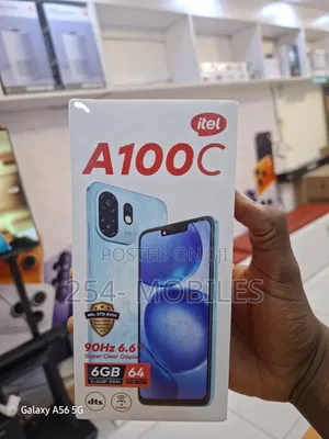 New Itel A100C 64 GB Black
