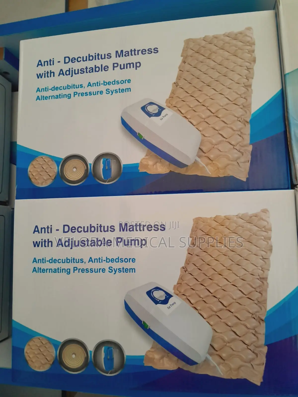 Anti-Decubitus Ripple Mattress With Adjustable Pump