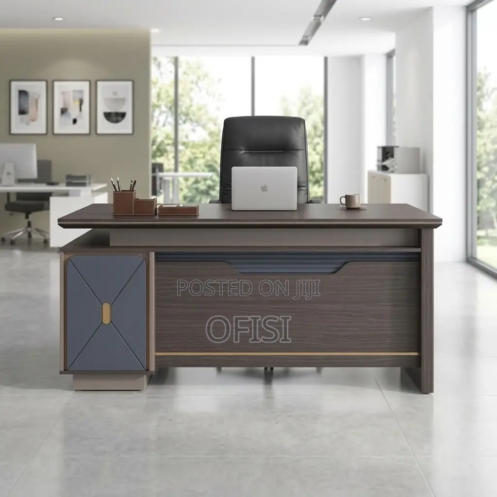 Office Desks| 2 Meters L-Shaped Executive Office Table