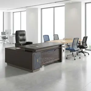 Office Desks| 2 Meters L-Shaped Executive Office Table
