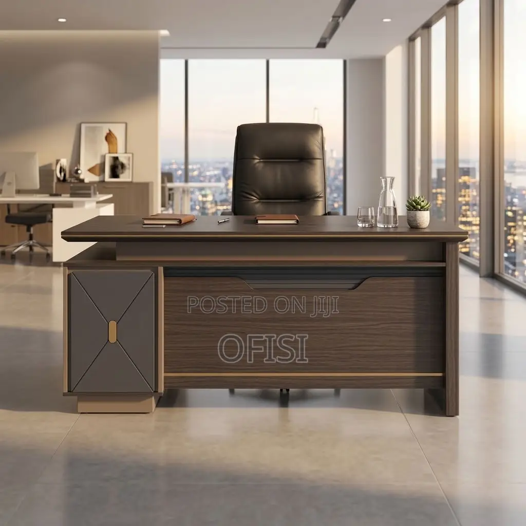 Office Desks| 2 Meters L-Shaped Executive Office Table