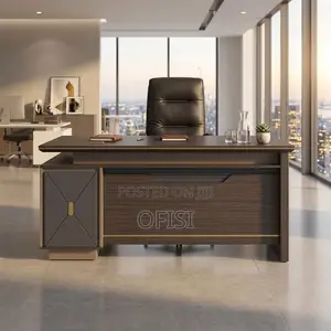 Office Desks| 2 Meters L-Shaped Executive Office Table