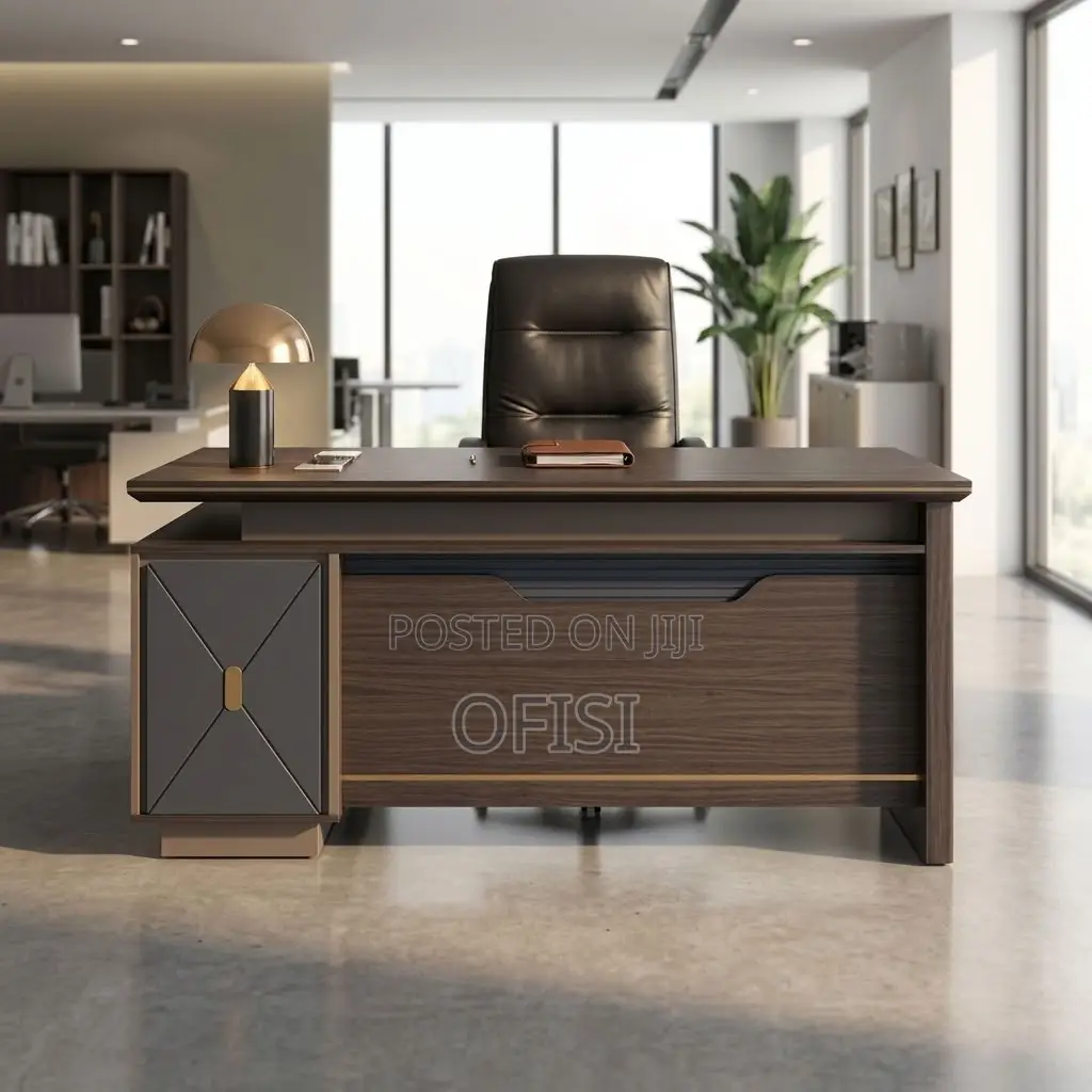 Office Desks| 2 Meters L-Shaped Executive Office Table
