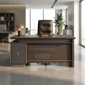Office Desks| 2 Meters L-Shaped Executive Office Table