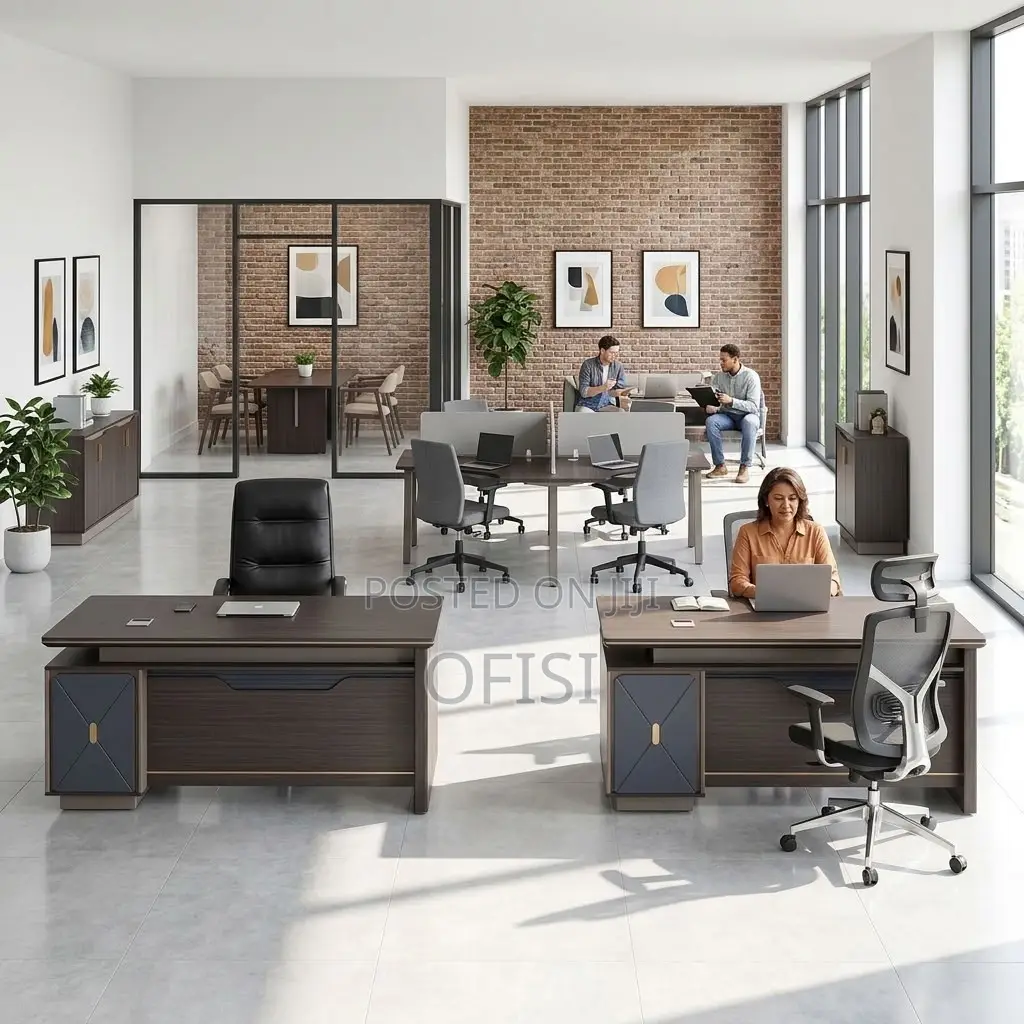 Office Desks| 2 Meters L-Shaped Executive Office Table