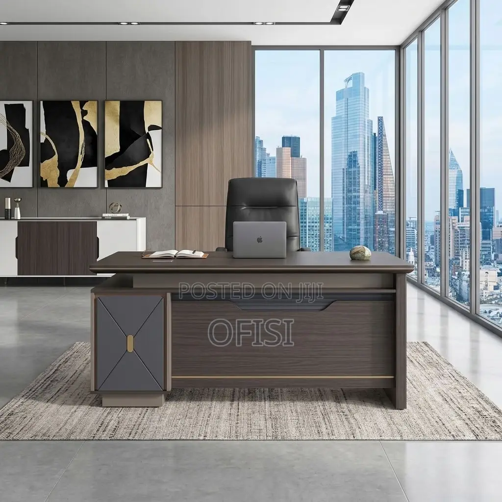Office Desks| 2 Meters L-Shaped Executive Office Table