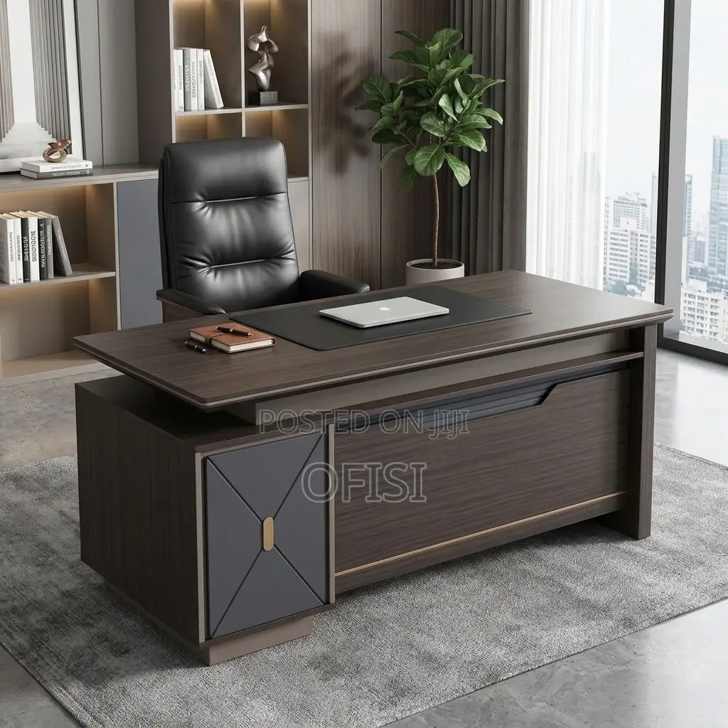 Office Desks| 2 Meters L-Shaped Executive Office Table