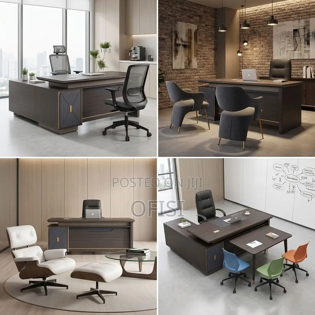 Office Desks| 2 Meters L-Shaped Executive Office Table