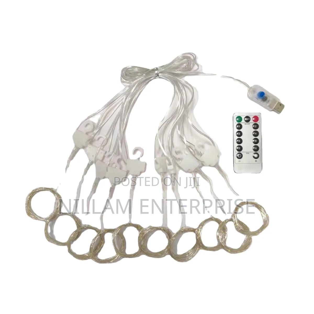 3m×3m Curtain Lights With Remote*