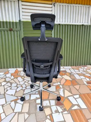 Ergonomic High Back Mesh Office Chair With Headrest & Chrome Base