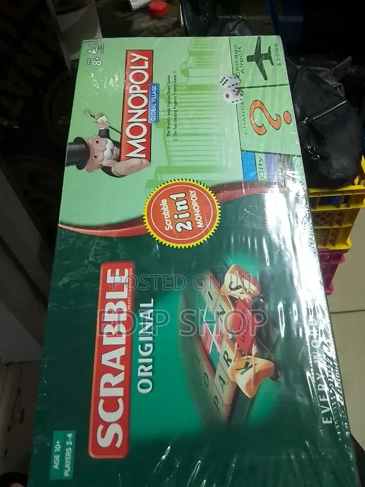 Scrabble 2in 1 Monopoly
