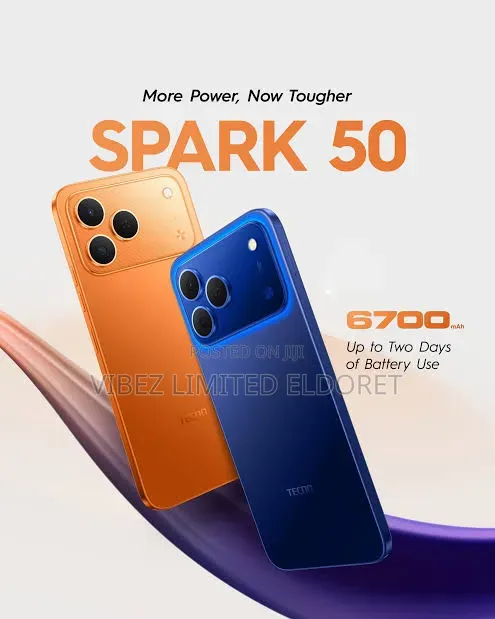New Tecno Spark 50 128 GB Silver