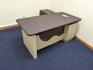 Modern Executive Office Desk | Manager's Desk With Side Storage