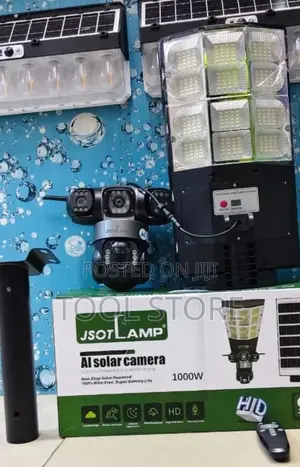 1000W AI Triple-Lens 4G Solar Security Camera/4g Solar CCTV Camera