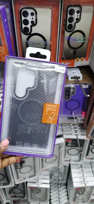 Quality Carbon Fiber Magnetic Case for Samsung Galaxy S24 Ultra