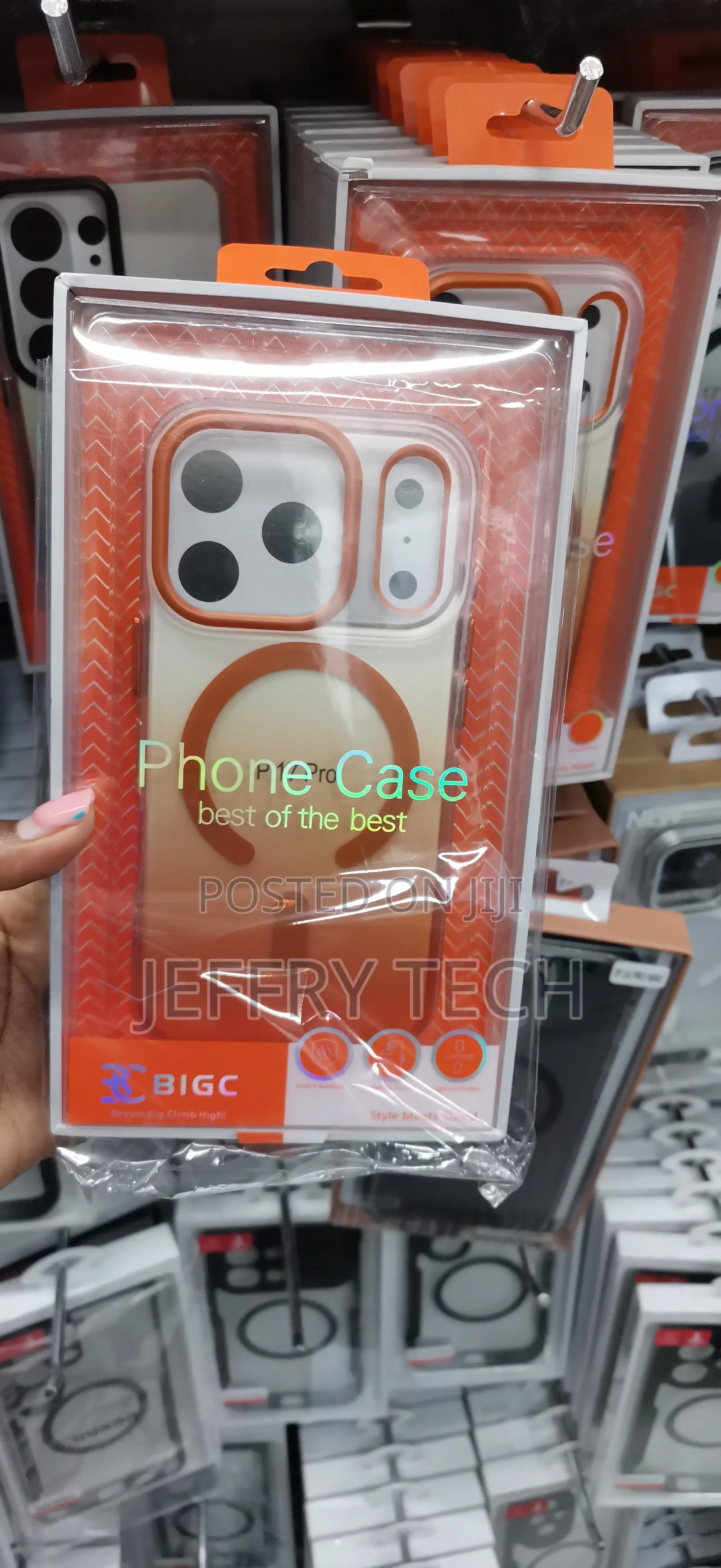 BIGC Brand Premium Zero Design MagSafe Support TPU Case iPhone 17 Pro