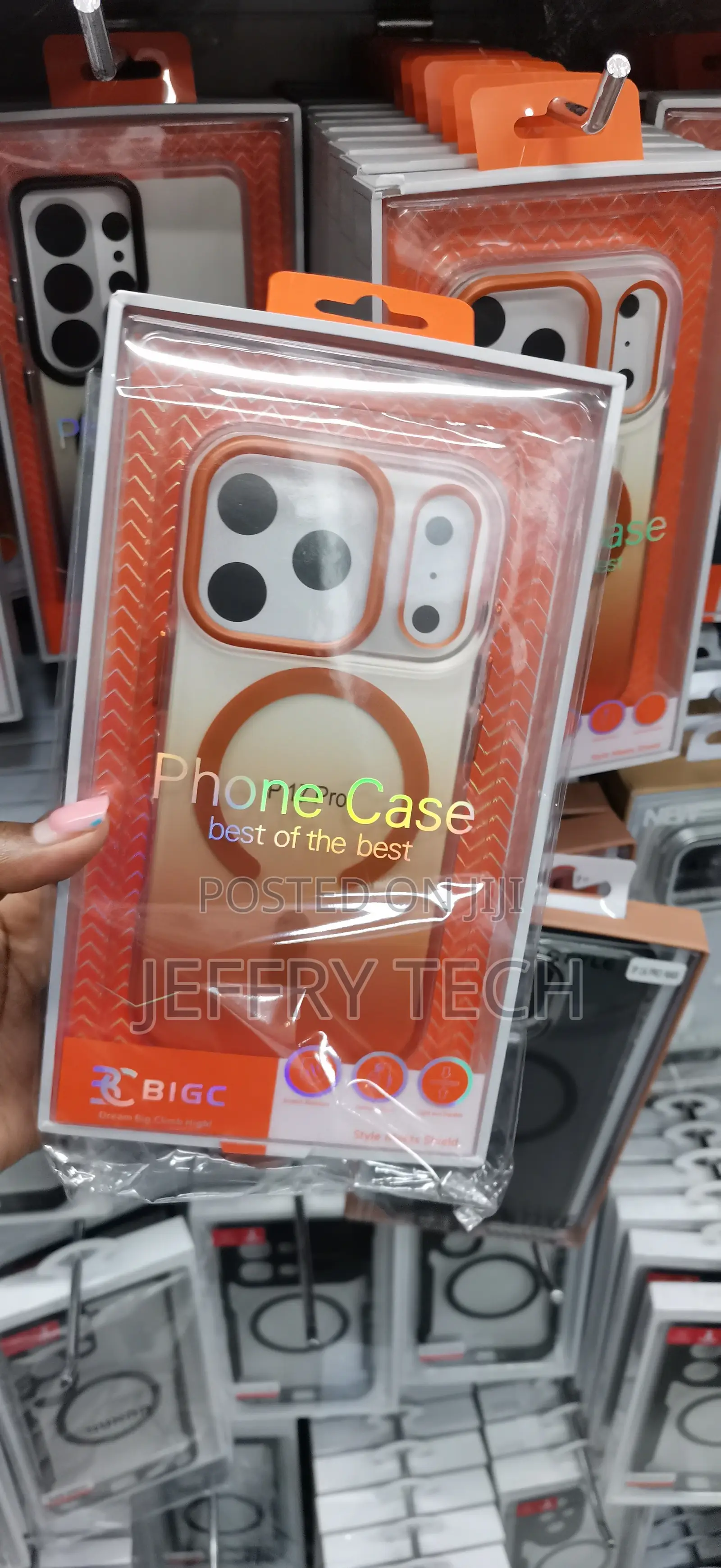 BIGC Brand Premium Zero Design MagSafe Support TPU Case iPhone 17 Pro