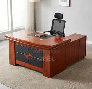 Office Desk : Executive Mahogany Work Desk 1.6M