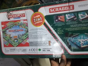 Monopoly 2 in 1 Scrabble Family Game