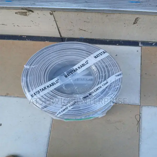MASTAR KABLO 1.5mm Twin Earth Cable for Wiring Projects