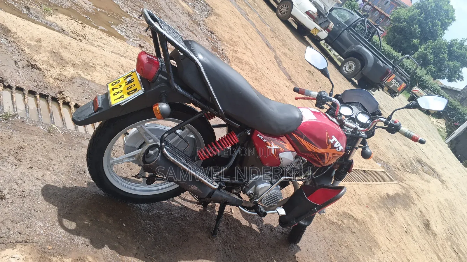TVS HLX Plus ES 2023 Red